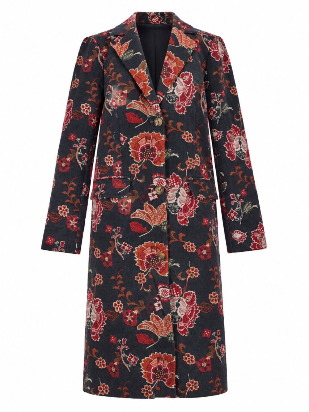 Sundance Estelle Floral Topper Coat Jacket Whimsigoth Jacquard Long Outerwear L